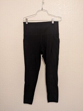 Athleta Salutation Stash 7/8 Tights Black Small